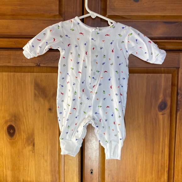 GAP Other - Vintage Baby Gap Newborn Animal Print One Piece Button Up